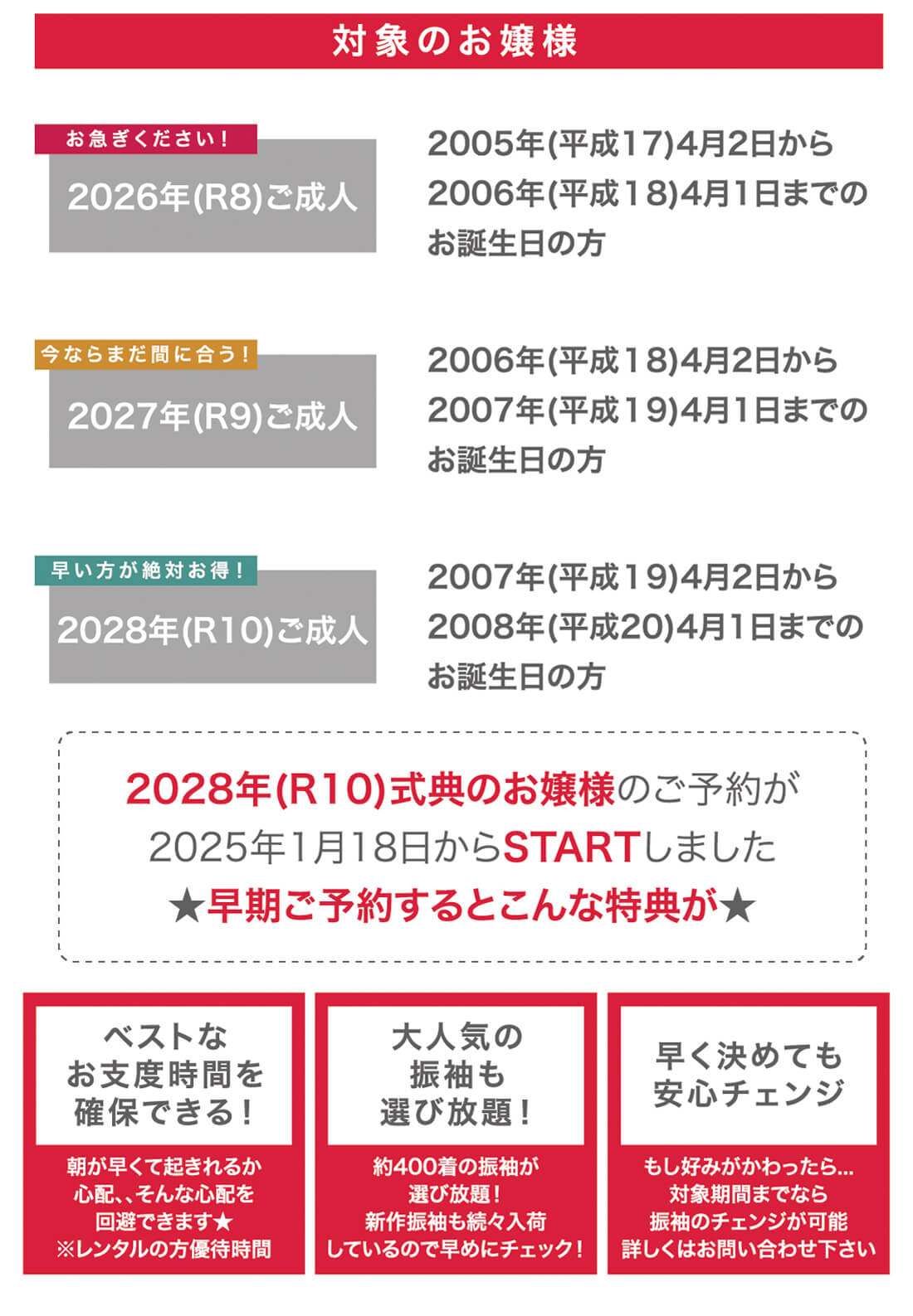 対象のお客様